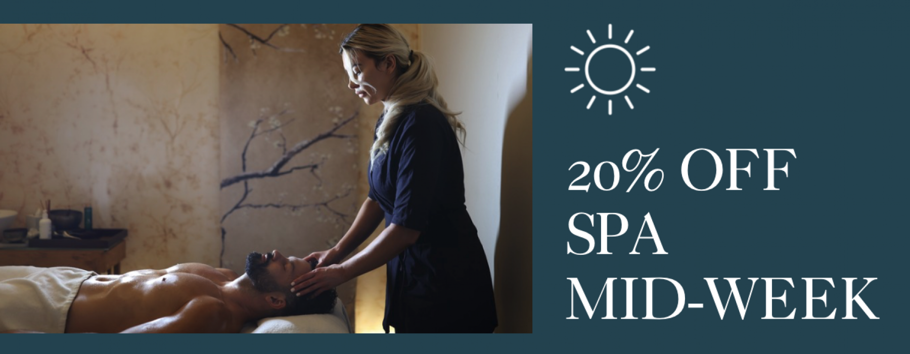 20% OFF SPA MID WEEK