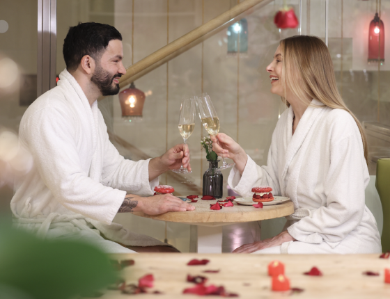 Spa candles, stones and oils